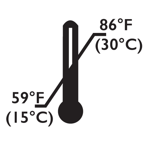 Store Room Temperature - 15-30°C 