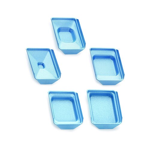 Atomic™ Blue Metal Base Molds Coated Non-Stick