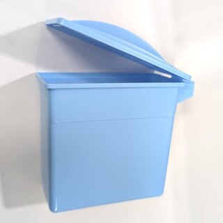 Blue Stain Dish with Hinged Lid