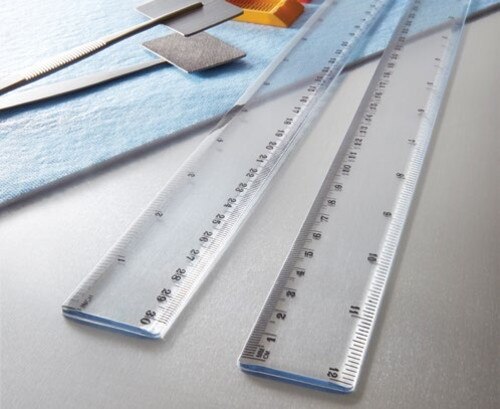 Bio-Ruler, Clear Plastic, 12