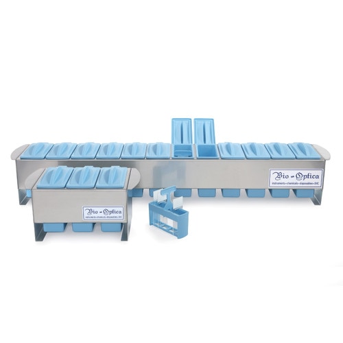 12-Place Slide Stain Set with Hinged Dishes