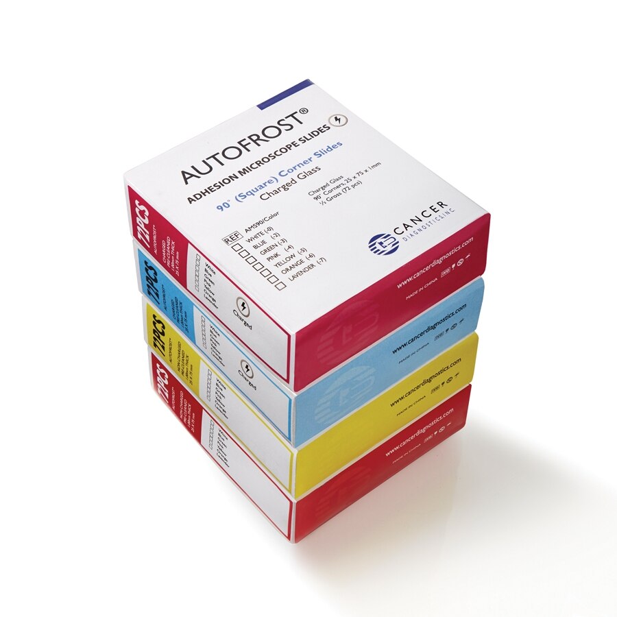 AutoFrost® Charged Slides, 90° - CS/1440 | Cancer Diagnostics Inc.
