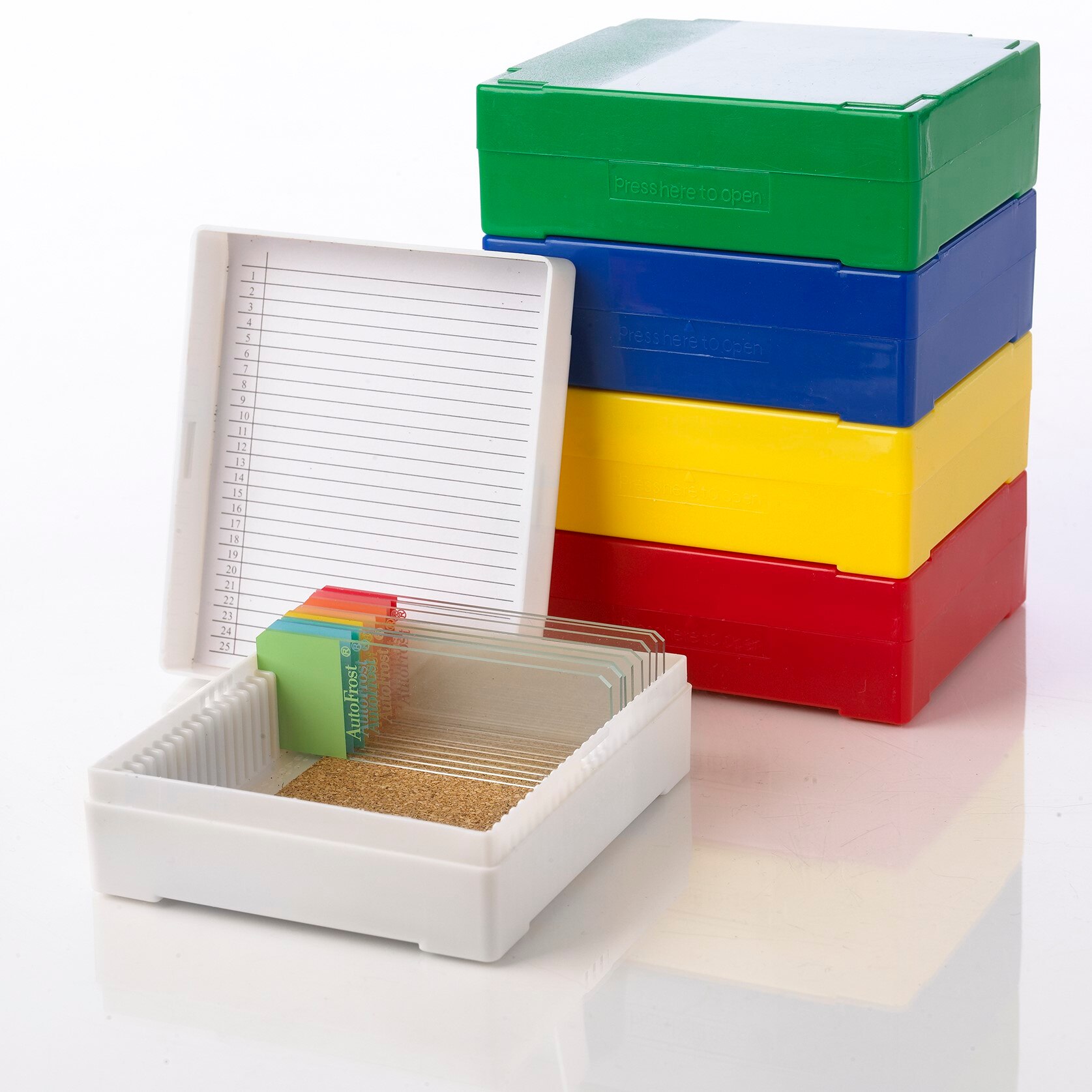 Plastic Slide Mailer 5 Slide Capacity Shipping Container Pk of 10