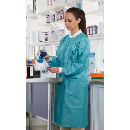 Lab Coats, Knee Length, PK/10 PPE