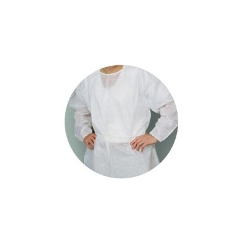 Lab Coats, Knee Length, PK/10, White
