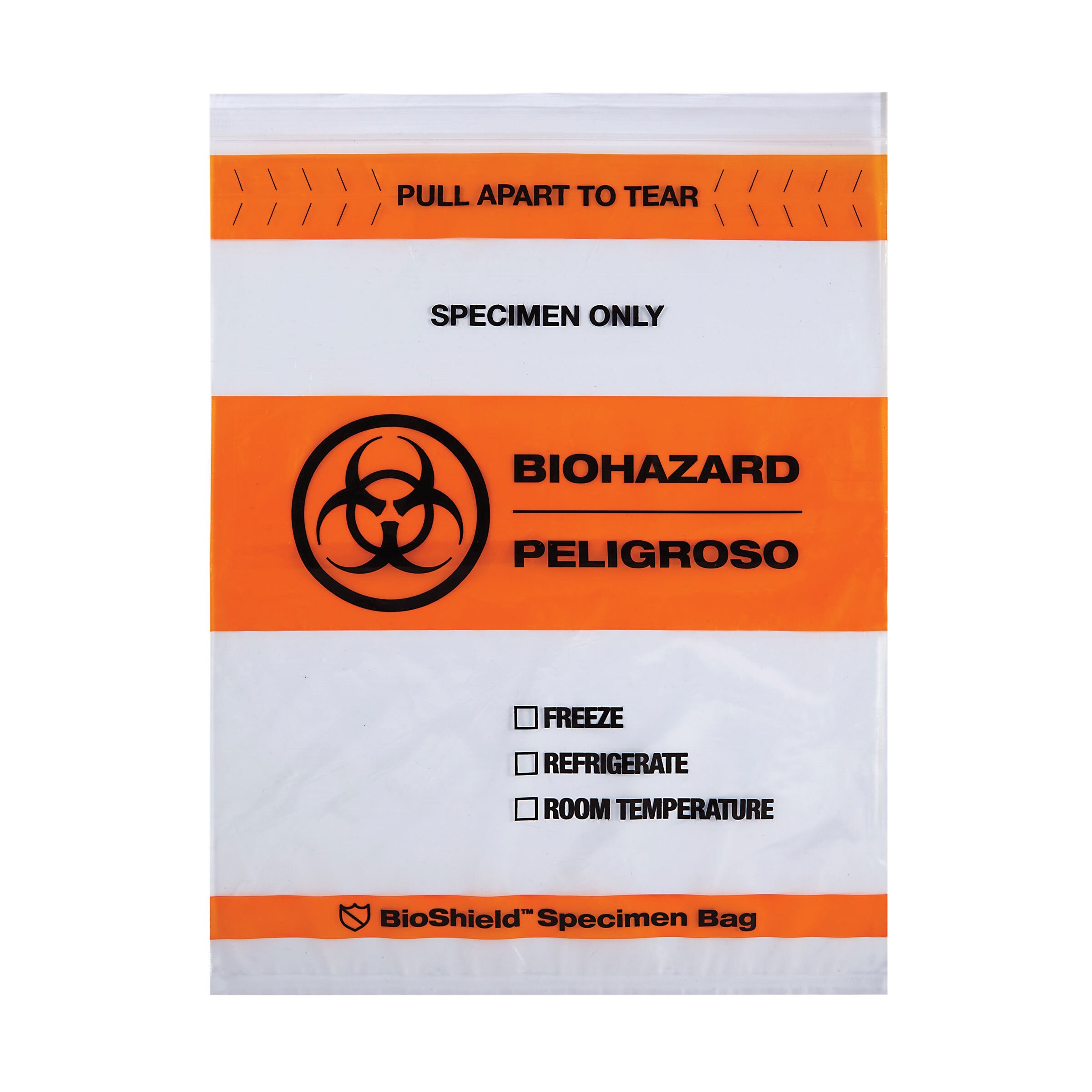 Biohazard Transport Specimen Bags, 12x15