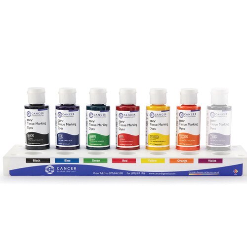 Tissue Dye Kit, 6 color, Plastic Tray