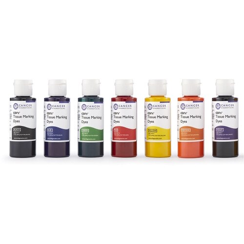 Set of 7, 2oz Tissue Maring Dye (0727-)