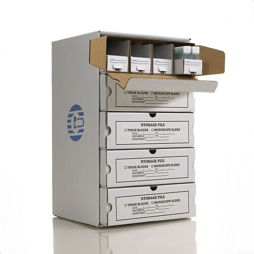Slide Storage Files, Half Drawer,