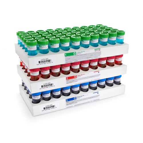 3-Stain 4-Slide Stain System Full Trays