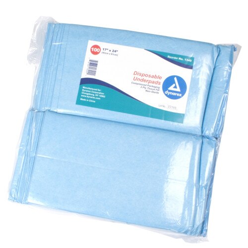 Disposable Underpads, 17x24