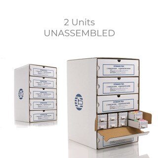 2x Tissue Block (Cassette) Storage Files Unassembled