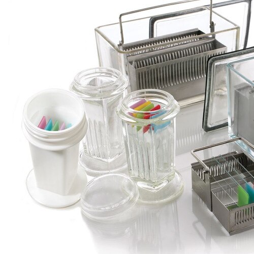 Coplin Jar, Glass, 5-slide PK/5