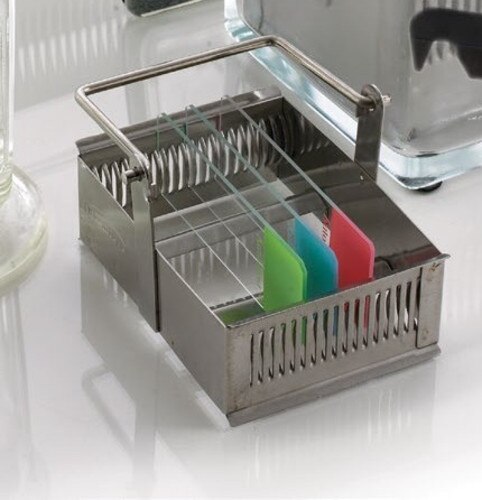 Slide Stain Rack, 20-Slide, Stainl