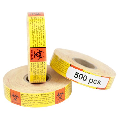 008 Biohazard Formalin Combination Label