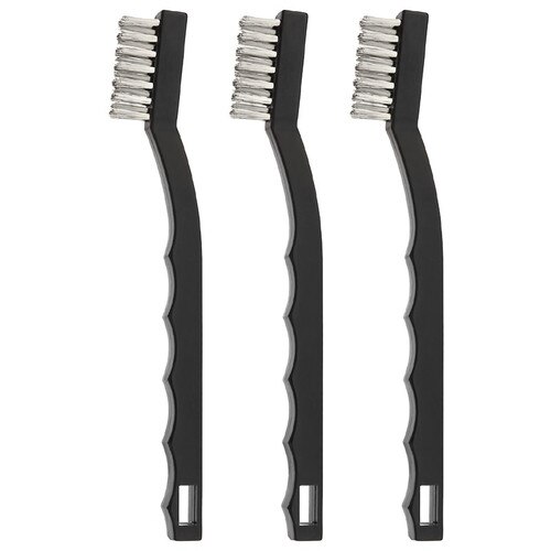 Brush Crown instrument Cleaning Stainless Steel Bristles 7.25in Pack Of 3