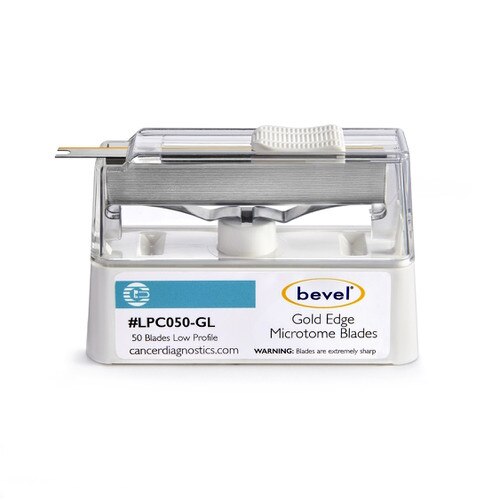 Microtome Blades, Bevel-Gold, Low