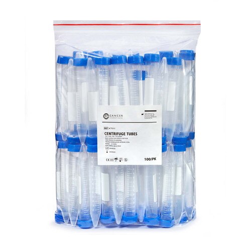 Centrifuge Tubes, 15ml Bag of 100