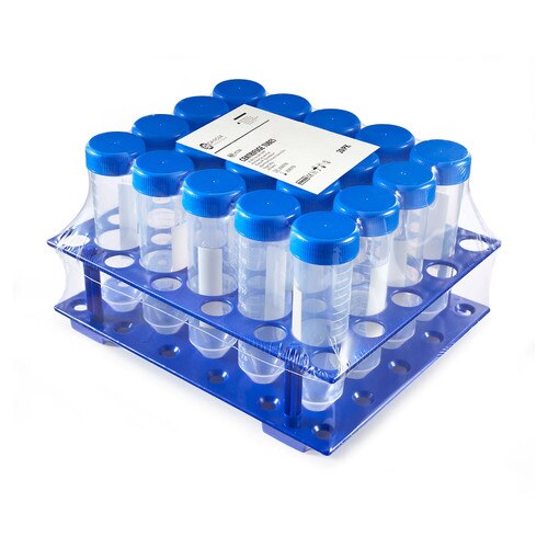 Sterile Centrifuge Tubes with Conical Bottom in Racks