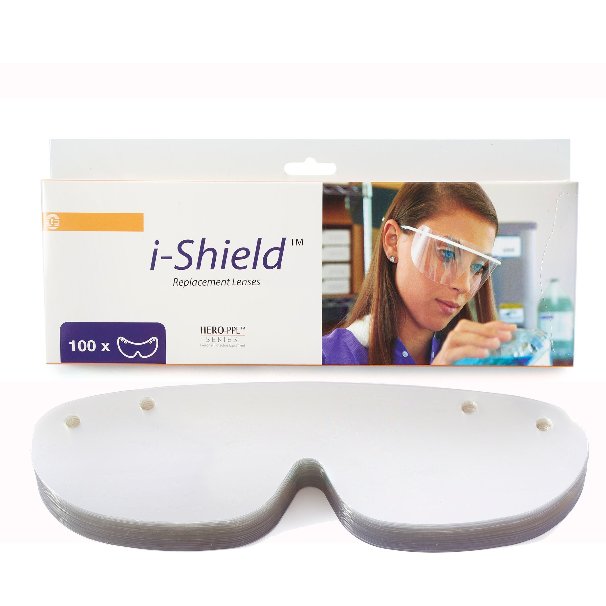 i-Shields (Eyeshields) - Disposable Clear Eyeshields, Lenses Only