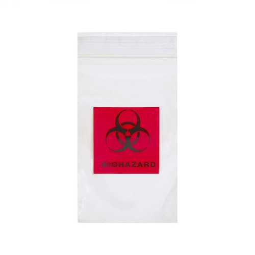 BioHazard Transport Bags, 3x5 inch