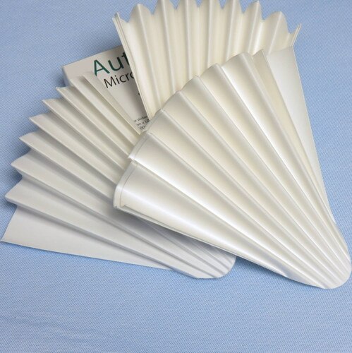 Fluted Qualitative Cellulose Filter Paper - PK/100