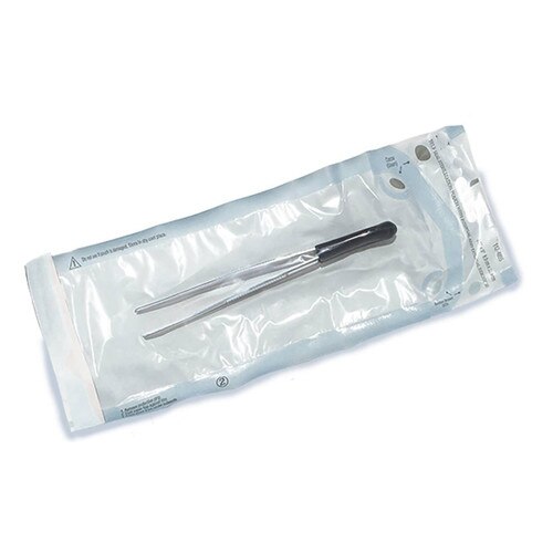 Sterile Forceps, Stainless, Serrated, 4.5 inch Individually wrapped