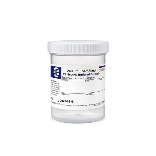 Large Prefill Formalin Jars, 240mL