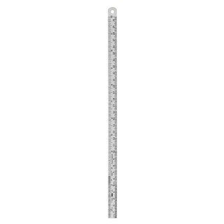 Ruler Flexible Stainless Steel Fractions And mm 12in