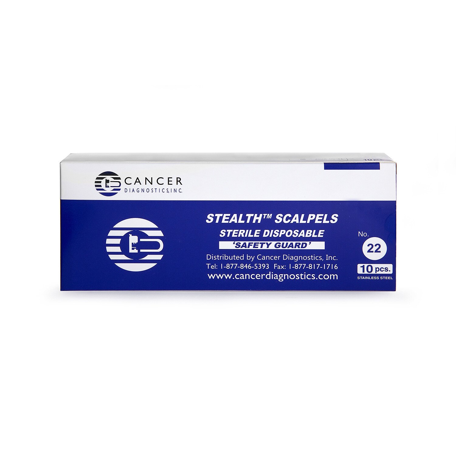 Stealth™ Safety Scalpels, #22 - CS/100 | Cancer Diagnostics Inc.