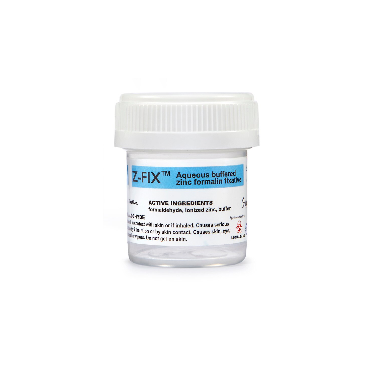 Z-Fix Zinc Formalin Fixative - 20mL Prefilled Jars | Cancer