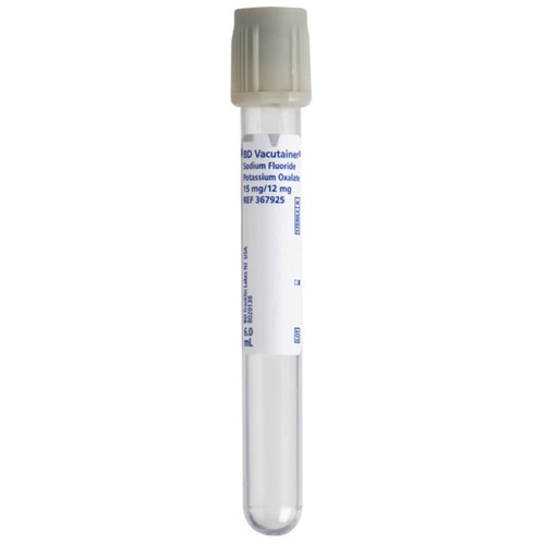 BD Hemogard™ Closure/gray Plastic 367925 Individual Tube