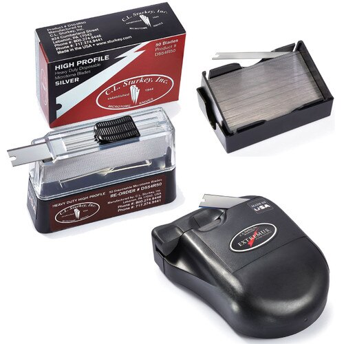 C.L. Sturkey Microtome Blades, Dispenser, Bulk-Dispenser, & Box Packaging